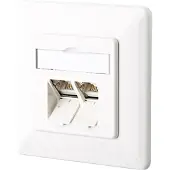 METZ CONNECT CONNECT E-DAT C6 2 Port UP ren hvit