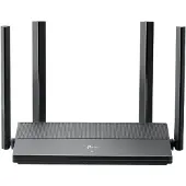 TP-LINK EX141, Wi-Fi 6 (802.11ax), Dobbelbånd (2.4 GHz / 5 GHz), Ethernet/bredbåndsforbindelse, Sort, Frittstående router