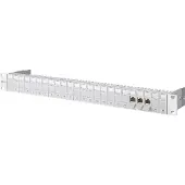 Metz CONNECT E-DAT-modul 24x8(8) 1HE patchfelt Cat.6A, lysgrå
