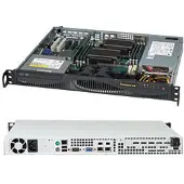 Super Micro Computer B.v. SC512 F-350B1 - Kabinett - Server (Rack) - Svart