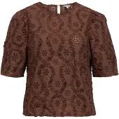 Object Brodert Topp Med Puffermer
