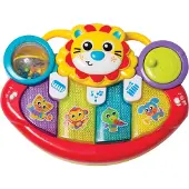 Playgro Pianomatte - Løveaktivitet Kick Toy Piano - - OneSize - Aktivitetsleker