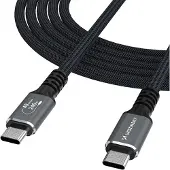 Wozinsky Thunderbolt 4 USB-C-kabel 240W 1m 4K - Svart