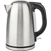 Nedis KAWK350EAL, 1,7 l, 2200 W, Sort, Sølv, Rustfritt stål, Vannivåindikator, Filtrering