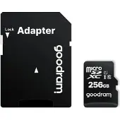 Goodram Micro Sd M1aa Cl10 Uhs-i 256gb Minnekort Med Adapter