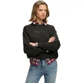 Superdry Script Brand Loose Crew Collegegenser