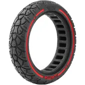 INF Punkteringsfritt dekk Xiaomi M365 8,5x2,0 (230x50) Svart/rødt