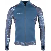 BEUCHAT Atoll Langermet Rash Guard Med Hel Glidelås
