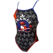 Turbo France Coq Tynn Stropp Badedrakt