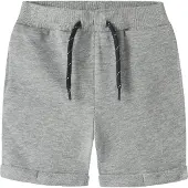 Name it Shorts - NmmVasse - Grey Melange - - 6 år (116) - Shorts