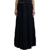 Superdry Tiered Maxi Lang Skjørt