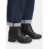 Timberland for woman. TB0A424XW021 Bellevaux Chelsea boots in black leather (40 W), 3 to 5 cm, None, Casual