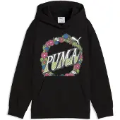 Puma MID 90s Relaxed Graphic Hoodie Youth, Shop, Black, 15-16Y