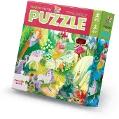 Crocodile Creek Puslespill - 60 Brikker - Magical Friends - - OneSize - Puslespill