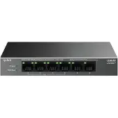 TP-LINK LiteWave LS106LP, Uhåndtert, Fast Ethernet (10/100), Strøm over Ethernet (PoE), Kan monteres på vegg