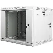Lanberg - Rack skap - veggmonterbar - grå, RAL 7035 - 9U - 19