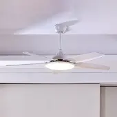 LUCANDE LED-takvifte Divian, hvit, DC, stillegående, CCT
