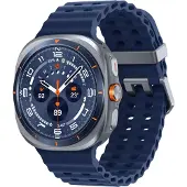 Samsung | Galaxy Watch Ultra (2025) - Titanium Blue (Navy Blue strap)