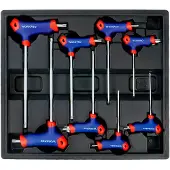 Workpro T-handle T10-t50 Modular Series Torx-nøkkelsett 8 Stykker