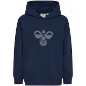 Hummel Hettegenser - HmlJR Reg Tukas - Dress Blues/Flint Stone - - 9-10 år (134-140) - Hettegenser