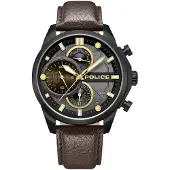 Police Pewgf0039203m 44mm 5atm Quartz Analogical Klokke