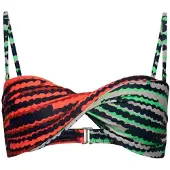 Superdry Vintage Mix Bandeau Bikinitopp