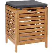 5 Five vaskekurv med sete 2-i-1 BAMBOO