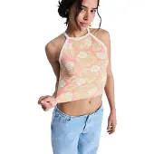 Roxy Hyper Hibiscus Ermeløs Topp