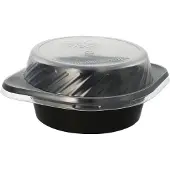 Papstar 96557, Bolle, Rund, Polypropylen, Sort, Monokromatisk, 12 stykker