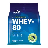 Star Nutrition Whey-80 Myseprotein 4 kg