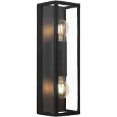 Eglo AMEZOLA vegglampe IP44 2xE27 H380 sort