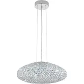 Eglo Clemente, Fleksibel montering, Rustfritt stål, Gjennomsiktig, Gjennomsiktig, Stål, Krystall, Innendørs