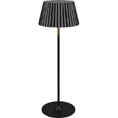 TRIO Suarez LED-bordlampe, svart, høyde 39 cm, metall