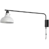 Eglo Matlock vegglampe, 80 cm utspring, grå/svart