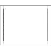 Electrolux Festet dørglass - 594x467mm 140126519184