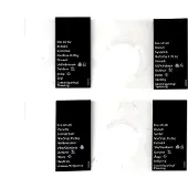 Electrolux skylt program-, knapp bryter-, klebemiddel, DA,NO,FI,SV 140117839203