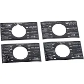 Electrolux skylt program-, knapp bryter-, klebemiddel, DA,NO,FI,SV 140277612051