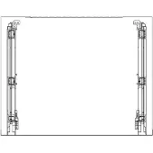Electrolux Festet dørglass - 596x466mm 140144772062