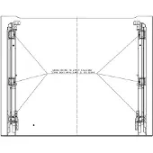 Electrolux Festet dørglass - 594x470mm 140044082794