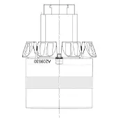 Electrolux knapp bryter-,Funksjoner,svart,10+0 140209930050