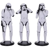 Nemesis Now Stormtrooper Originale Figurer 3pack Tre Vise Stormtroopers 14 Cm