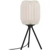 Eglo BELGRAVE bordlampe H440 E27 sort/hvit FSC