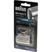 Braun 31S - Reservefolie og -skjærer - for barbermaskin - sølv - for Contour Series Flex Integral + Series 3