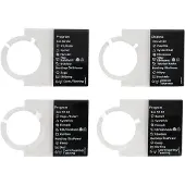 Electrolux skylt program-,knapp bryter-,klebemiddel,DA,NO,FI,SV 140087307462
