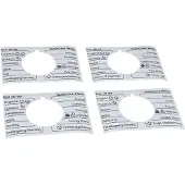 Electrolux skylt program-, knapp bryter-, klebemiddel, DA,NO,FI,SV 140283535122