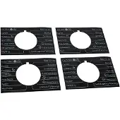 Electrolux skylt program-, knapp bryter-, klebemiddel, DA,NO,FI,SV 140108512314