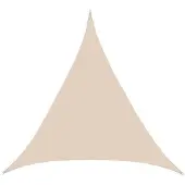 INF Trekantede solseil / seilduker Beige S