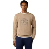 Hackett for man. HM5800112 Beige H Crew Sweatshirt (XXL), Casual, Cotton