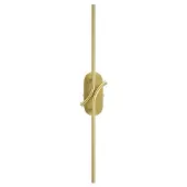 Maytoni LED-vegglampe RENAISSANCE, messing/messing, høyde 63 cm, 2-fløyet.
