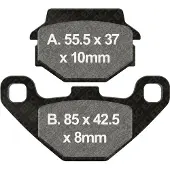 EBC Sfa-hh Series Sfa067hh Sintrede Bremseklosser